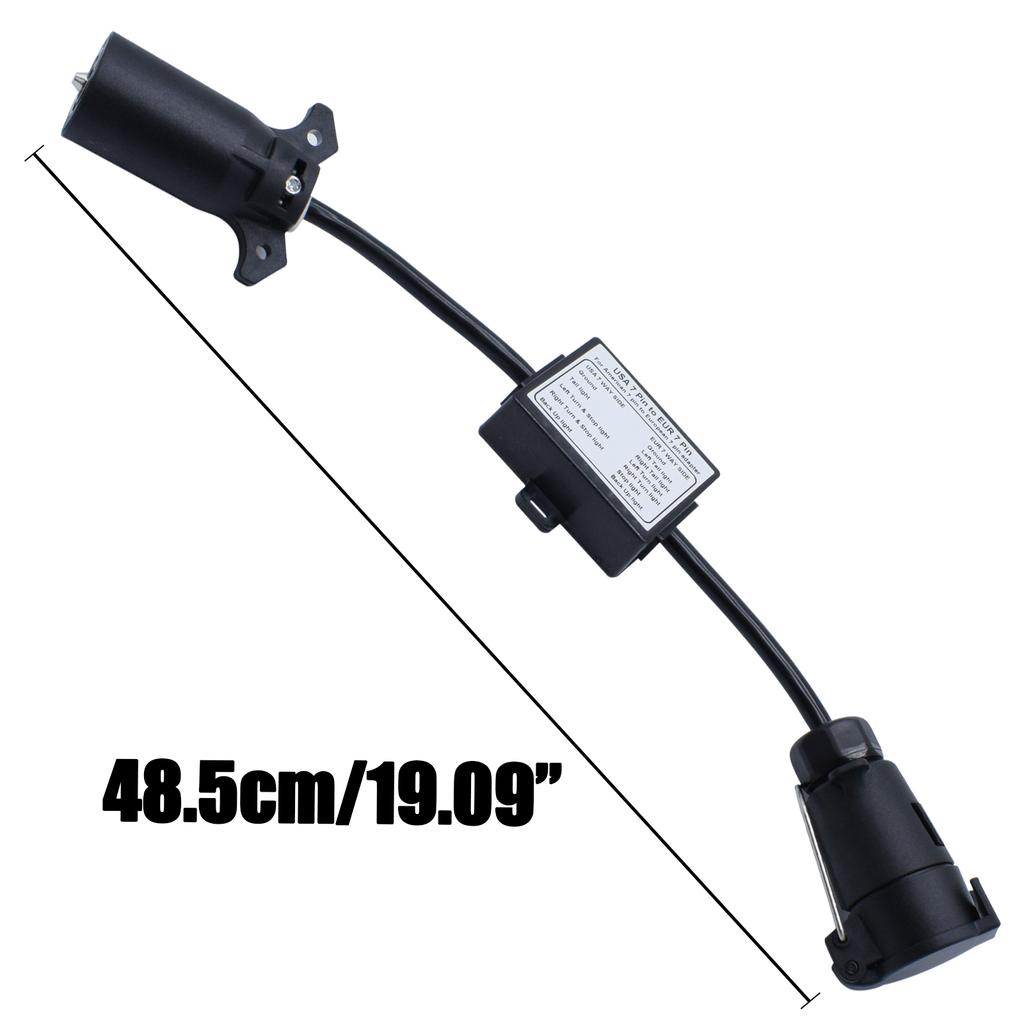 Convertore Di Luce Per Rimorchio Da USA A UE Da 2 Pezzi Presa Per