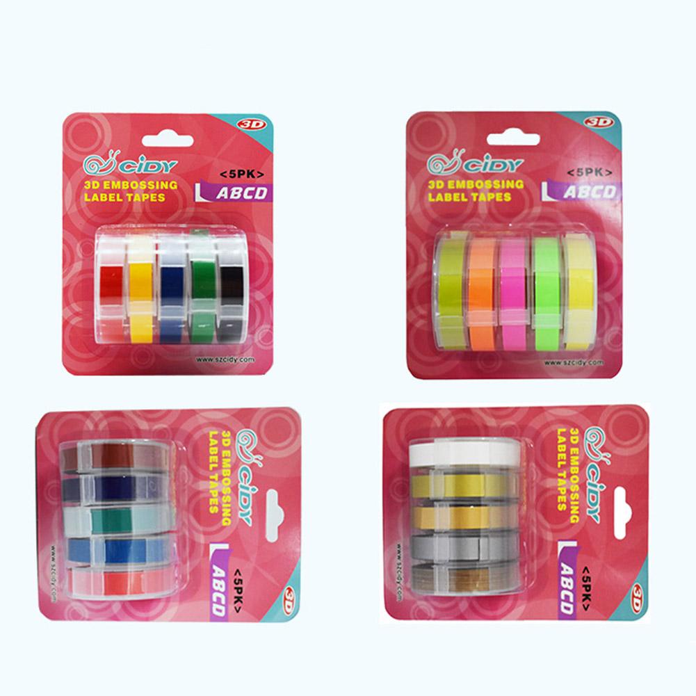 Printing Label Tape for Motex Manual 3D Embossing Engraving Machine Plotter Sticker Tape