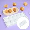 10 Mulden Silikon Dessertformen Flexibles Muscheldesign Madeleines Dessert Keksbackform Für Müheloses Entformen