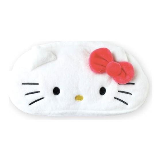 Tees Factory Sanrio Hello Kitty Stationery Plush Face Pen Pouch Sanrio Characters White Multicolor