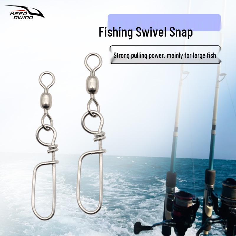 Stainless Steel Quick-Change Swivel Snap for Deep Sea Fishing