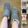 Women Winter Couple Warm Slippers Non-slip Thicken Plus Velvet Design Soft Indoor Floor Shoes for Home Bedroom Living Room Cold Days Comfort Wear
