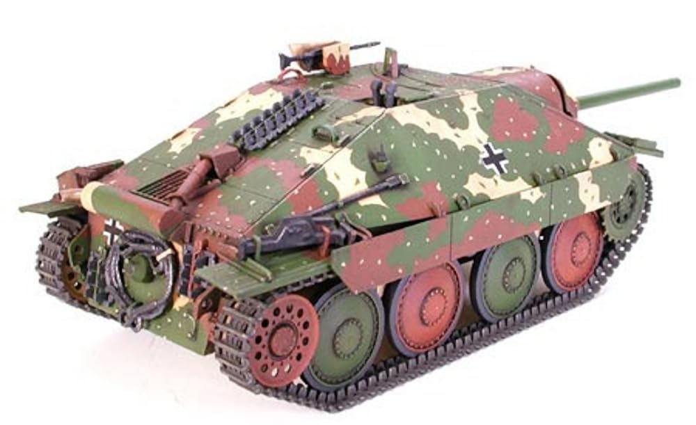 Tamiya Military Miniature Series 11 German Army Tank Destroyer Hetzer Plastic Model 32511 1/48 No. Mid-Production