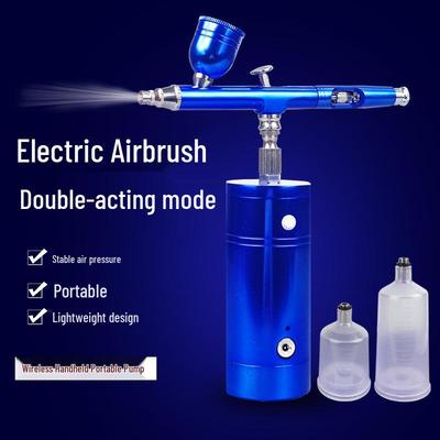 Handheld Rechargeable Airbrush for Model Painting and Makeup