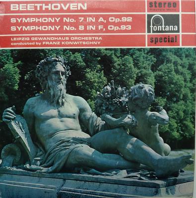 LP Record LEIPZIG GEWANDHAUS ORCHESTRA FRANZ  Beethoven Symphony No. 7 In A Op. SFL14084 FONTANA 1964 UK Classical Used