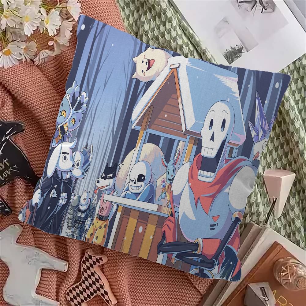Undertale Sans Frisk Cushion Cover Decorative Pillow Sofa Home Decor case pillow cases