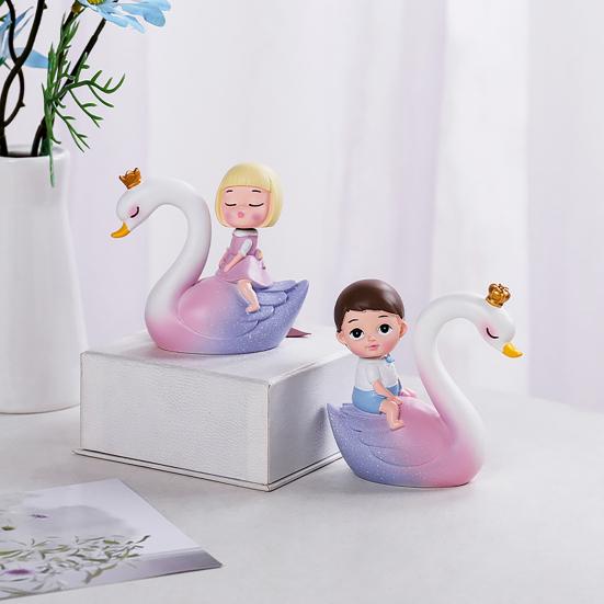 

Практичный декор в виде лебедя из изящной смолы Kid