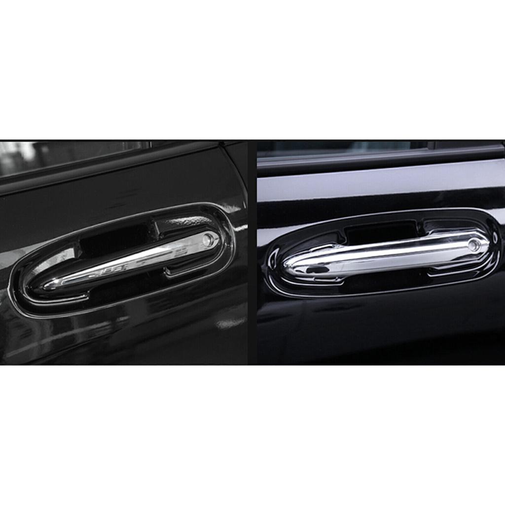 For Toyota Sienna 2021-2025 Glossy Chrome Side Smart Door Handle Cover Trim 4pcs