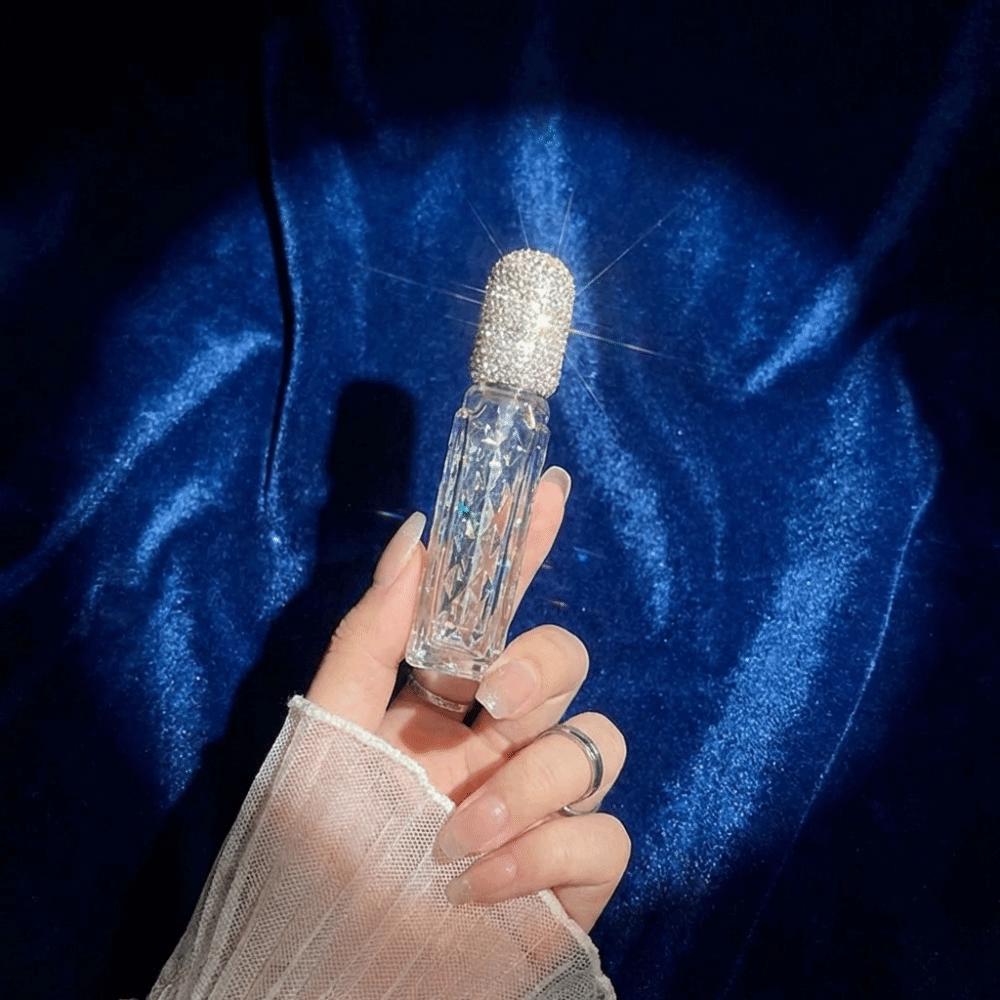 12ml Glass Perfume Atomizer Creative Rhinestone Oil Diffuser Bottle  Travel Supply