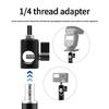 Universal Stainless Steel 1/4inch Thread Converters Base For 16mm Support Rod And Studio Mounting Solution