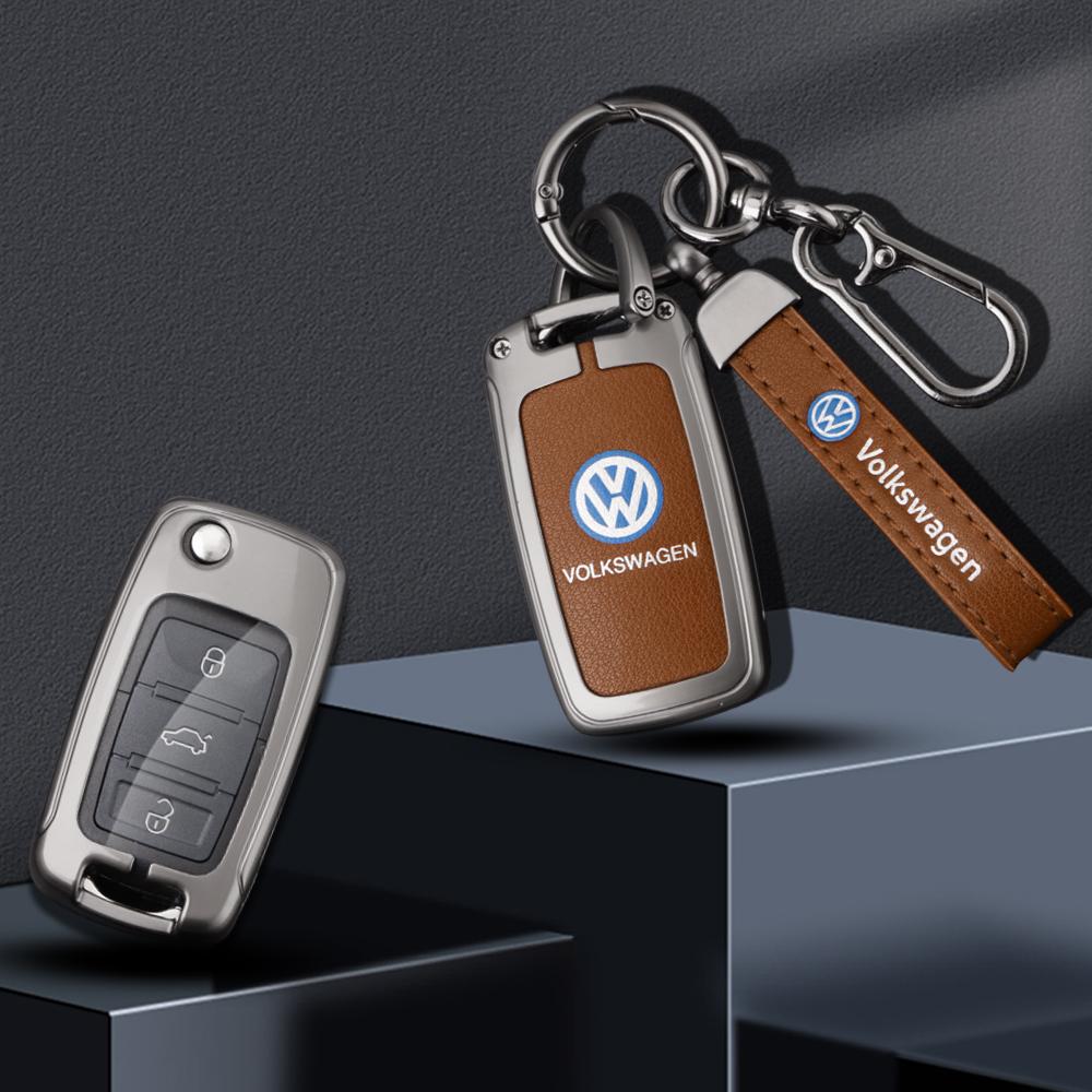 Valve Stems Caps Car Remote Key Cover Fob Case For Volkswagen VW Polo Tiguan Golf Jetta Beetle Eos Scirocco Up Transporter Shara