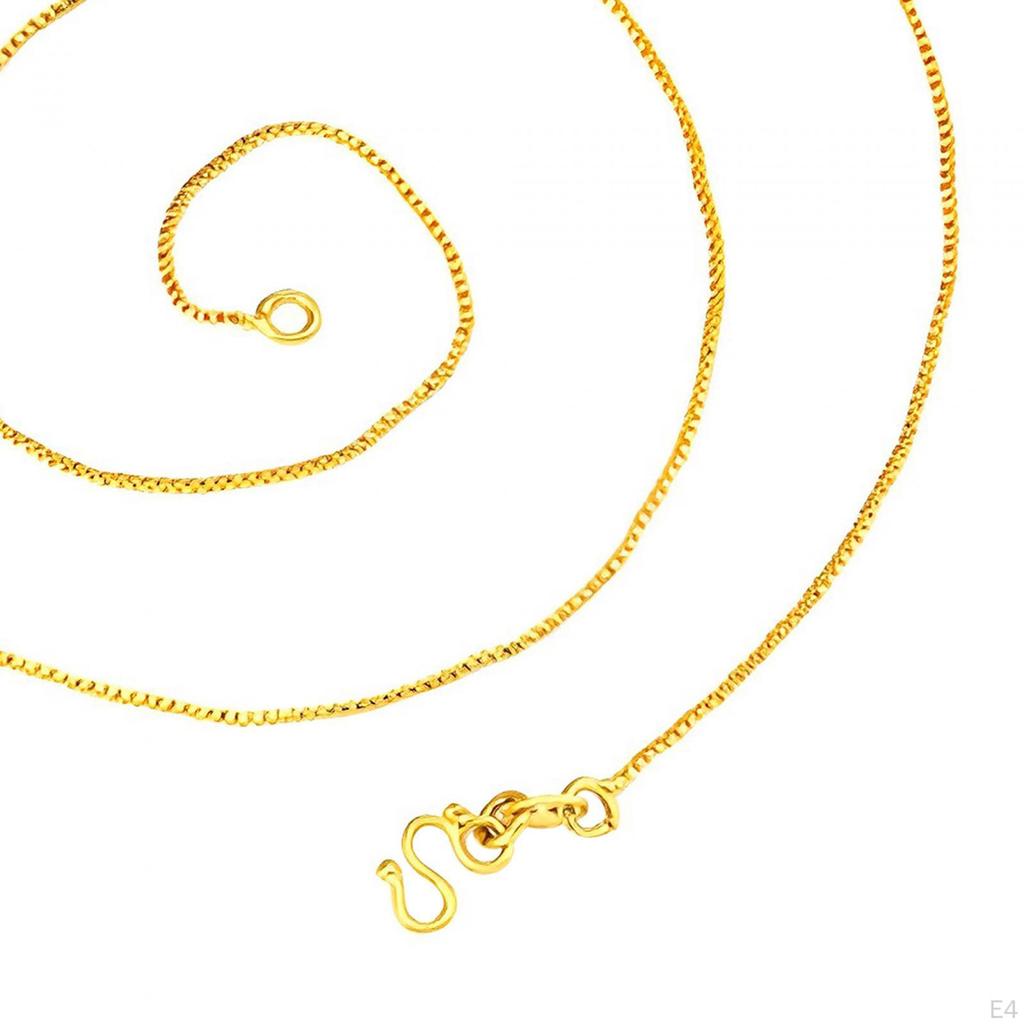 Snake Bone Necklace Choker Minimalist Durable Long Chain for Women