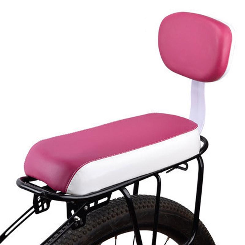 Buy Bicycle Seat Cycling Bike MTB PU Leather Soft Cushion Rear Rack Seat  Children Seat with Back Rest at affordable prices — free shipping, real  reviews with photos — Joom