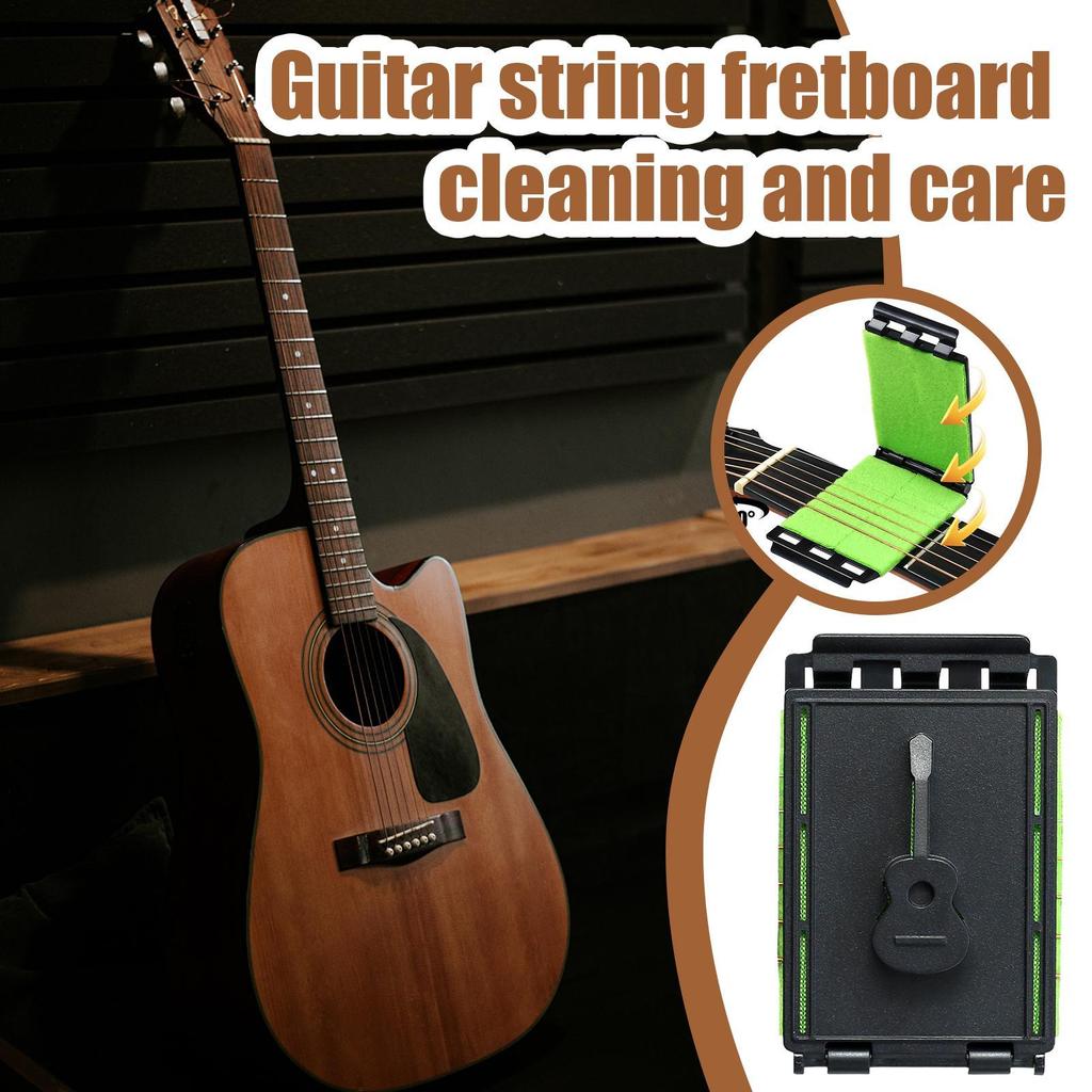Guitar Fretboard Cleaner String Fingerboard Clean Cloth Maintenance Tool for Violin Bass Ukulele Electric