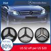 FRZ3 Hot 2025 Chrome Black OE Style Emblems For Mercedes Benz B C GLK W245 W204 X204 High Quality ABS Front Grill Illuminated Star Em