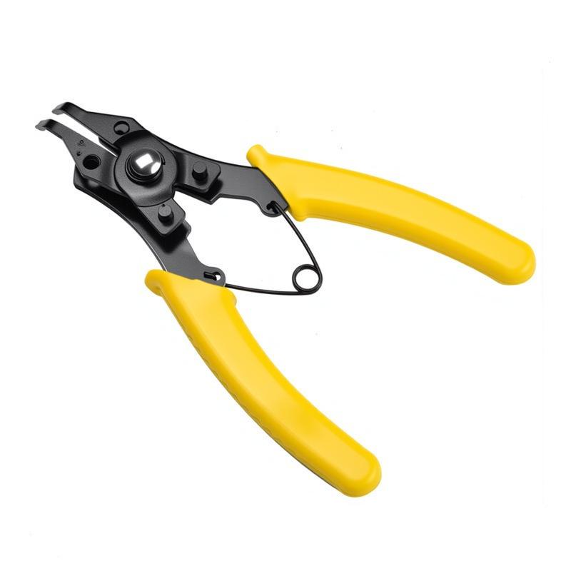 Four-in-One Multifunctional Snap & Retaining Ring Pliers: External/Internal Straight & Bent Pliers