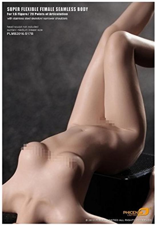 Faisen Limited Scale Super Flexibilní bezešvé ženské tělo Santan Series Velikost poprsí M Asijská žena 1/6 PLMB2016-S17B