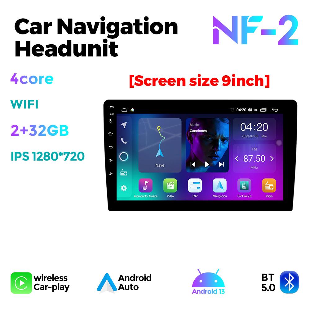 

Navifly 2 din car stereo 7862 интеллектуальная система все-в-одном автомагнитола головное устройство Carplay автомагнитола для универсального экрана 9/10 дюймов
