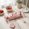 Transparent Pen Bag Strawberry/Cherry Print Stationery Pouch Simple Pencil Pouch  Students Gift