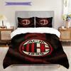 Eredità AC Milan: Set Glory a tre pezzi (1 * copripiumino + 2 * federa, senza nucleo) Set biancheria da letto Copripiumino e federa Morbido e confortevole