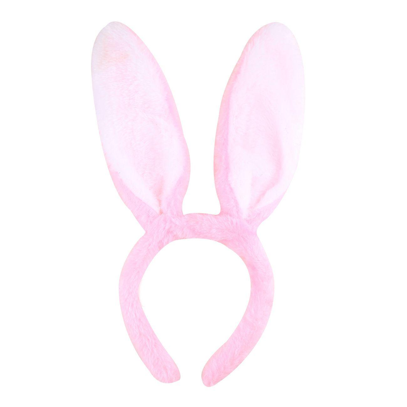 

Cute Women Girls Hair Accessories Rabbit Ear Headband Adult Children Easter розовый