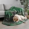Wavy Pattern Blanket Microfiber Flannel Cover Blanket Bedroom Living Room Sofa Soft And Comfortable Home Decoration