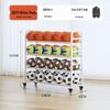 Mobile Sports Ball Storage Cart