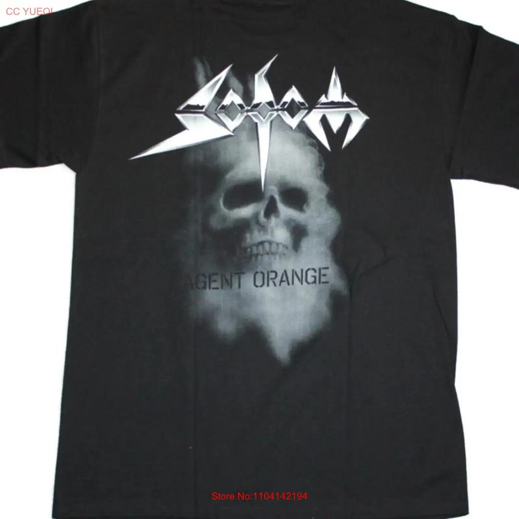 Sodom Band Thrash Nové Černé Pánské Tričko Bavlna Ri082 Vintage Prané Designové Oblečení Pružné Unisex Pohodlné Lehce