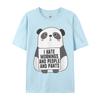 I Hate Mornings People And Pants Funny Cute Panda Tops Shirt Comfortable Teeshirt 2024 Popular Cotton Camisa Student Tshirt