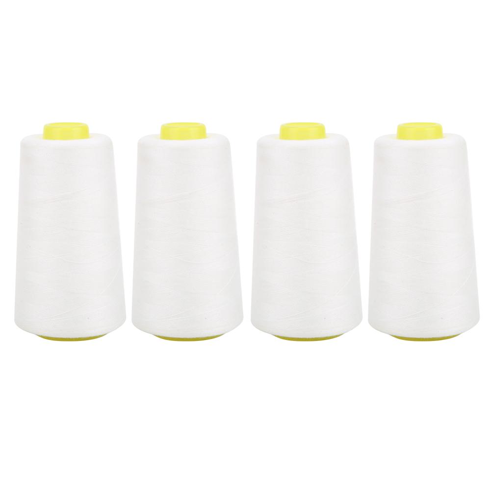 

4PCS High Grade Polyester Thrd Sewing NaMachine Accessories Needle Thrd 3000 Yards for Clothes(Black )
