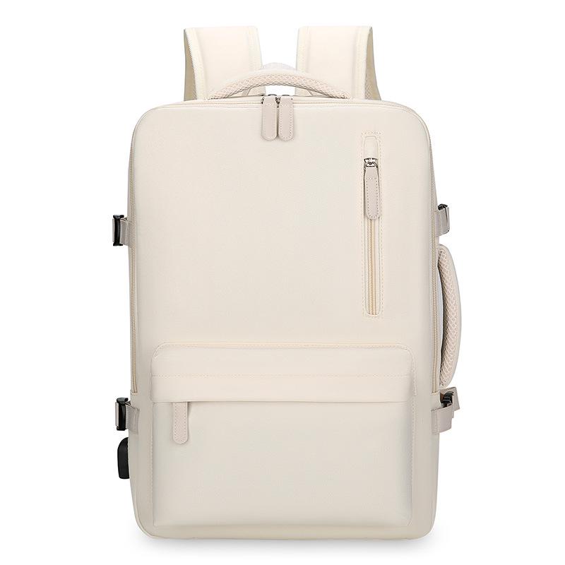 Durable Large-Capacity Multi-Compartment Laptop Backpack for Travel, Rechargeable & Lightweight