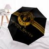 Man United3pattern, automatic folding umbrella, portable and foldable design, 8 ribs, a Christmas or birthday gift.