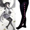 Puella Magi Madoka Magica Akemi Homura Cosplay Leggings With Knit Fabric For Daily Wear