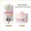 7in1 Foldable Storage Bag Large Capacity Cartoon Pattern Travel Handbag Space-saving Waterproof Clothing Organizer Bag