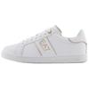EA7 Leather Color-Blocked Round-Toe Lace-Up Low-Top Sneakers Men Sneakers White X8X102XK346U447