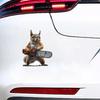 Squirrel With Chainsaw Car Sticker Vinyl Decal Waterproof Rear Window Motorcycle Camper Bumper Truck Laptop Decoration TM319