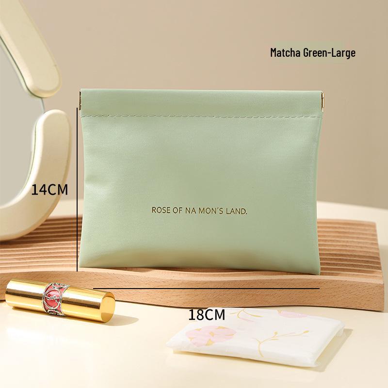 High-Value Portable Storage Bag for Cables, Lipstick, Cosmetics, and Glasses with Automatic Closure