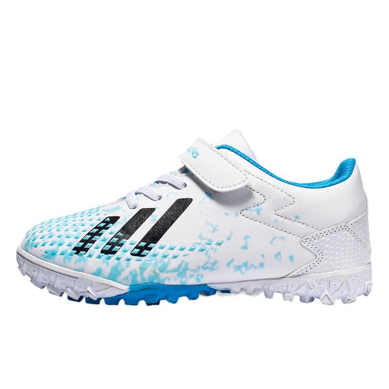 Children's Football Shoes Teens Boys Girls Students Kids TF Shredded Nails Velcro Training