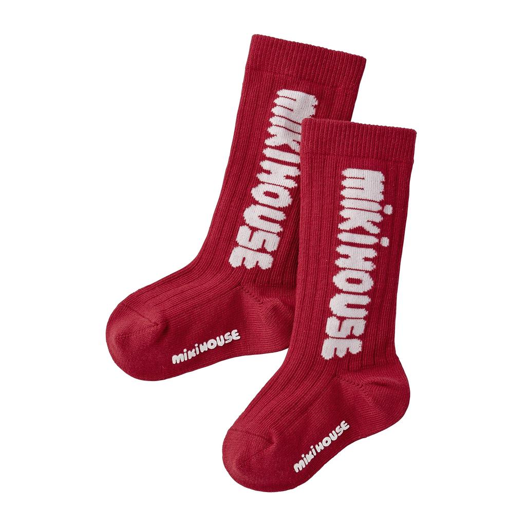 MIKI HOUSE High Socks with Made in for Boys and Baby Suitable for Kindergarten and Sizes Logo, Japan, Girls, Clothes, Children's Clothing, School,