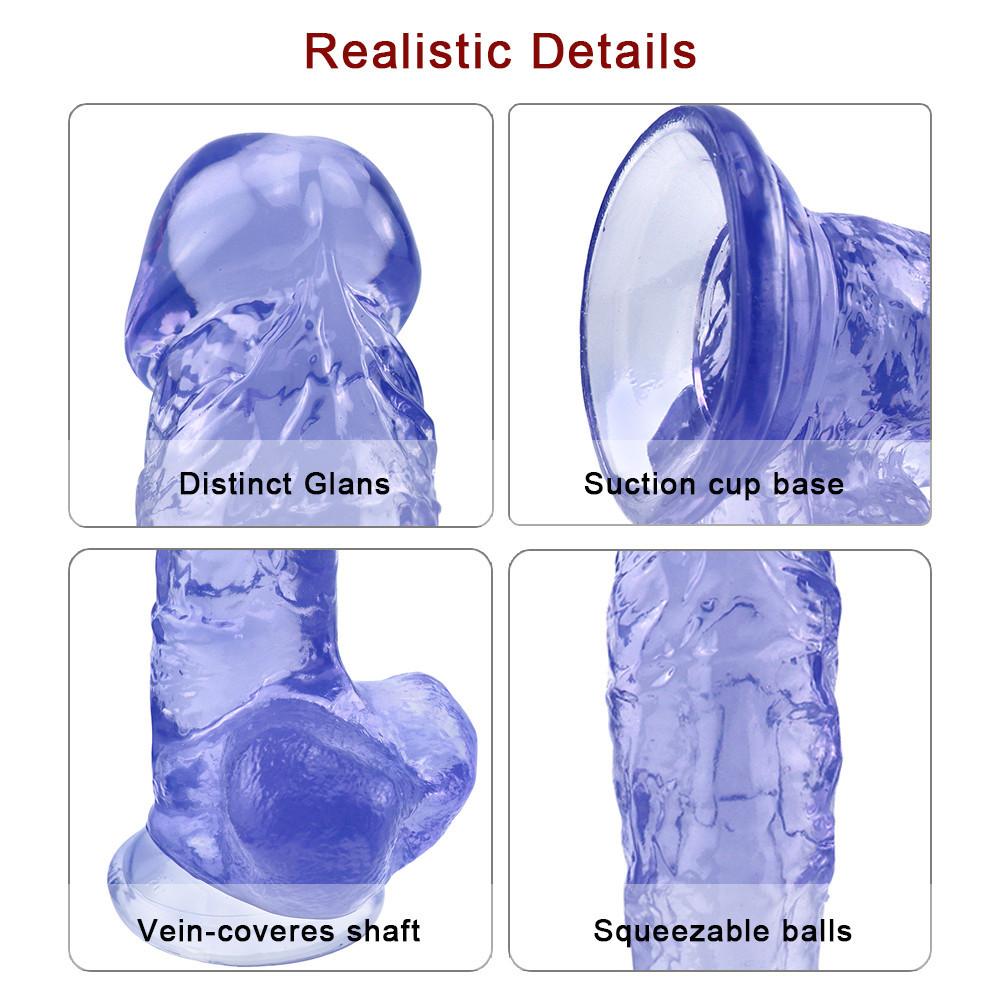 4 Size Dildo RUNYU Realistic Penis Suction Cup Big Dildo Dick Female Lesbian Sex Toys For Women