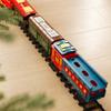Children's Christmas Electric Train Set with Ornament Track and Tree Decoration