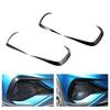 2Pieces Car Front Bumper Trim Left Right External Decoration Replacement