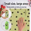 Biodegradable Dog Poop Bags & Dispenser - Thickened Pet Waste Bag Shovel & Cat Litter Solution