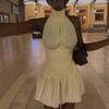 European and American New Summer Small French Hepburn Style Dress Women's Summer High-end Cake Skirt Short