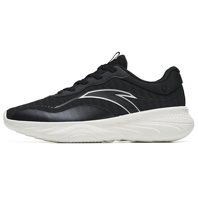 

Anta Textile, Synthetic Leather Cushioning Slip Resistant Abrasion Resistant Low top Training Shoes Men s Black White 112247715-4 40.5