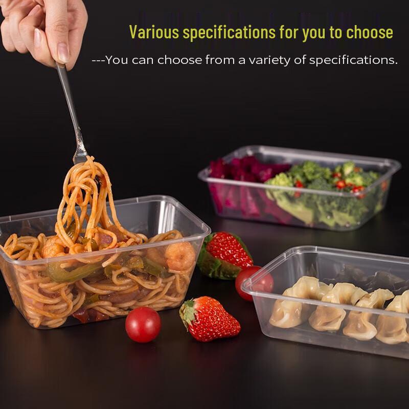 NHZHIW Disposable Rectangular Food Container