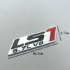 1 SZTUK 3D Metalowy emblemat samochodowy 5.0L 5.7L 6.0L 6.8L LS1 LS2 LS3 LS6 COYOTE V8 Naklejka na bagażnik Naklejka na samochód Logo