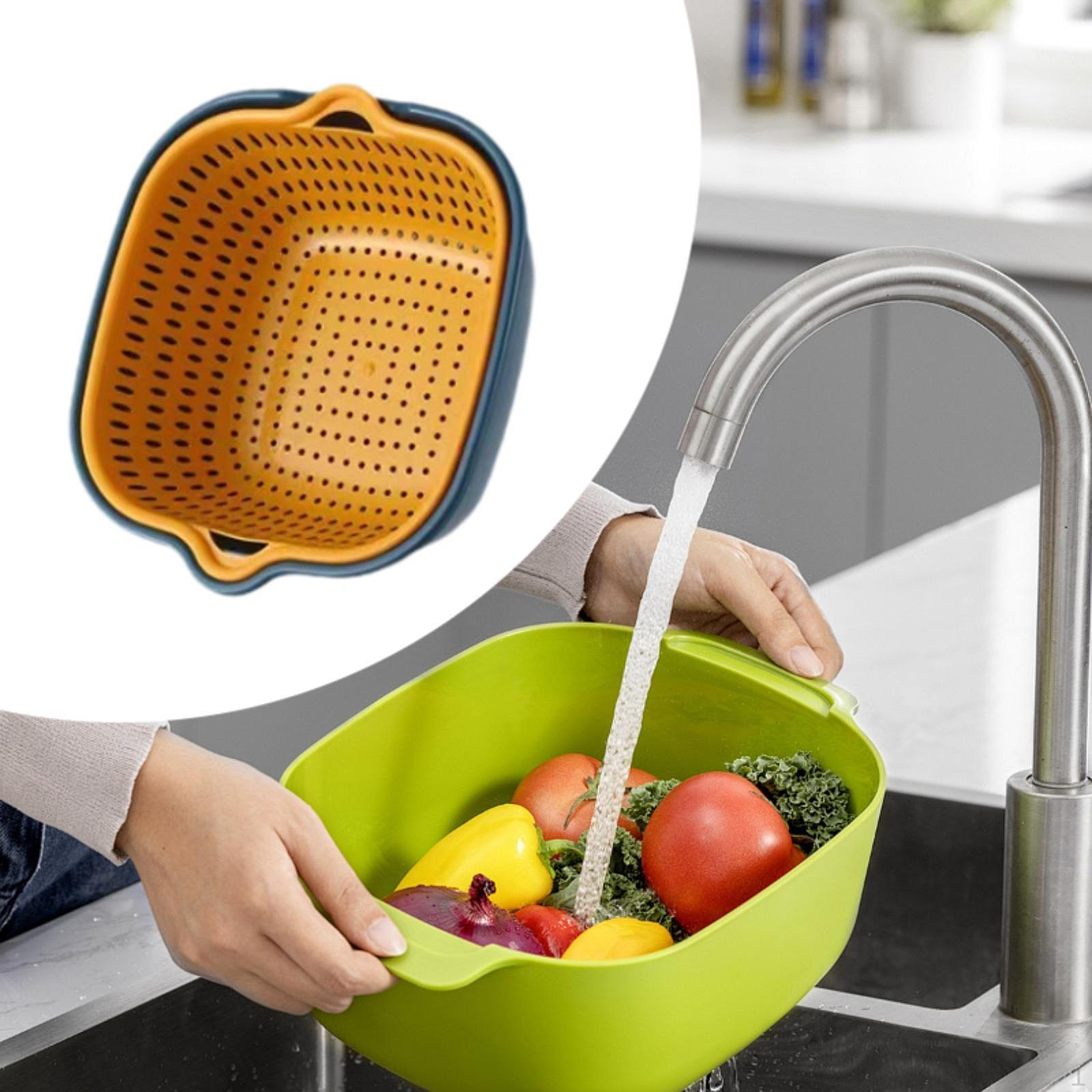 

Многослойный набор корзин-сито для еды 24cmx22cmx9cm