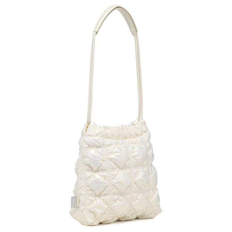 New CARLYN PU Shoulder Bag Mini Women's White WHITE_H74112010I