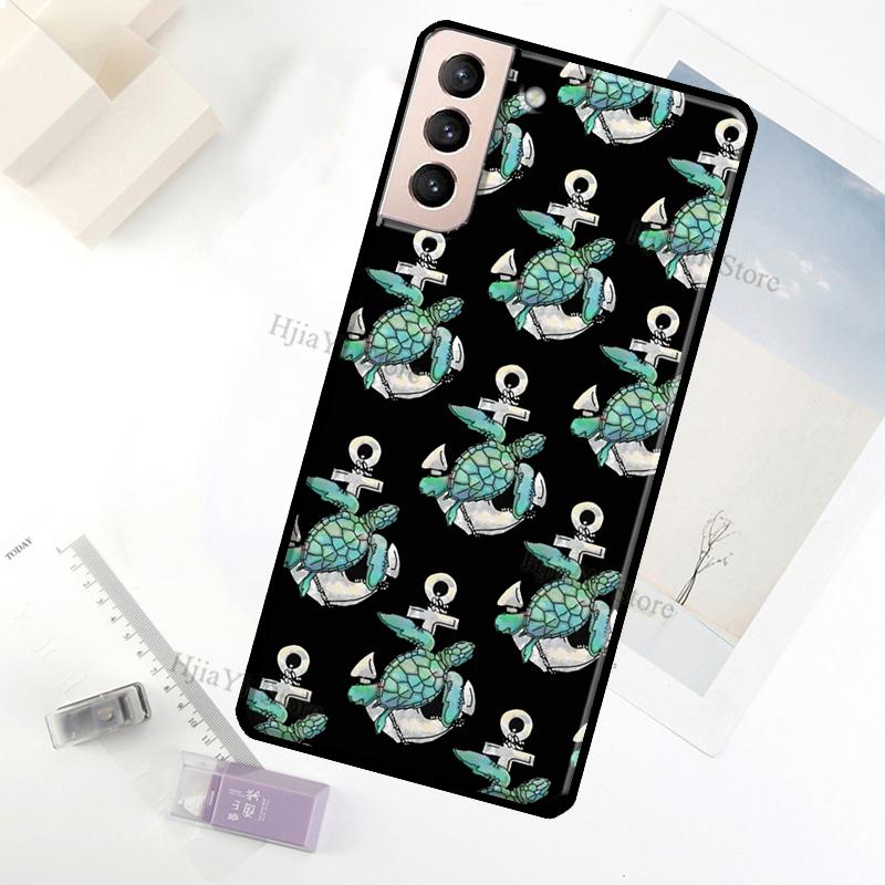 Anchor Boat Case For Samsung Galaxy S23 Ultra Note 20 10 S9 S10 Plus S20 S21 FE S22 Ultra Phone Cover